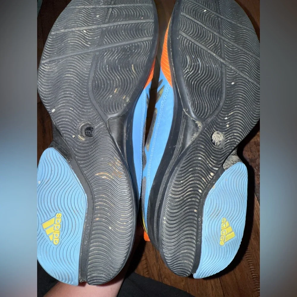 Adidas RARE Pack 93‎ Crazy Fast Basketball Shoes Men Sz 14 High Tops Blue Orange